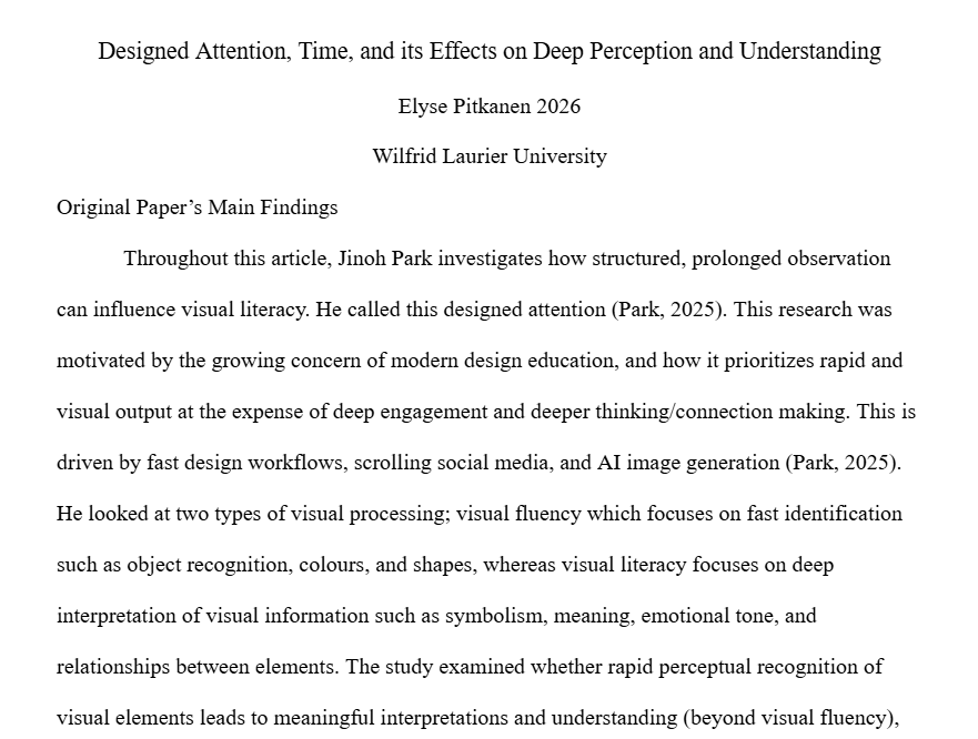 Neuropsychology research critique